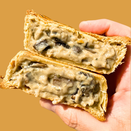 Plant Powered Mushroom & Roasted Garlic Pie