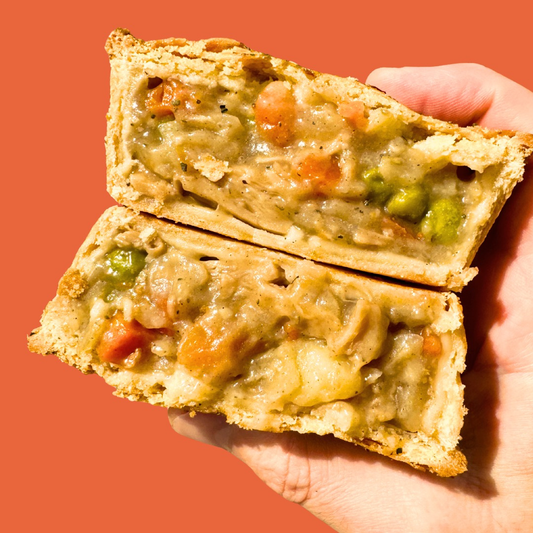 Plant Powered Roast Chickn Dinner Pie
