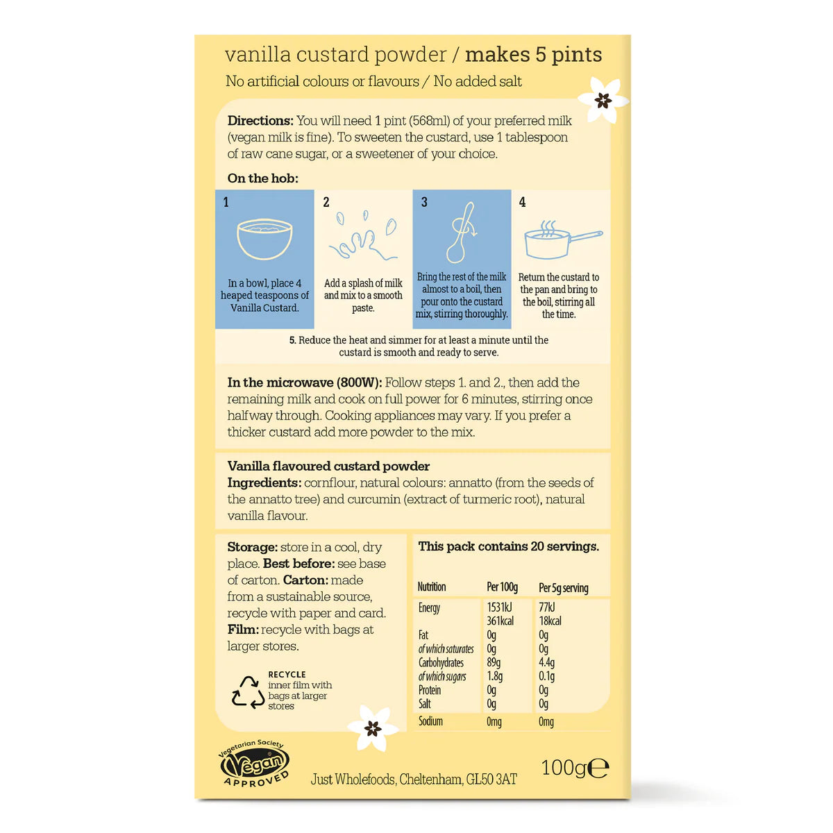 Custard Powder (Vegan)