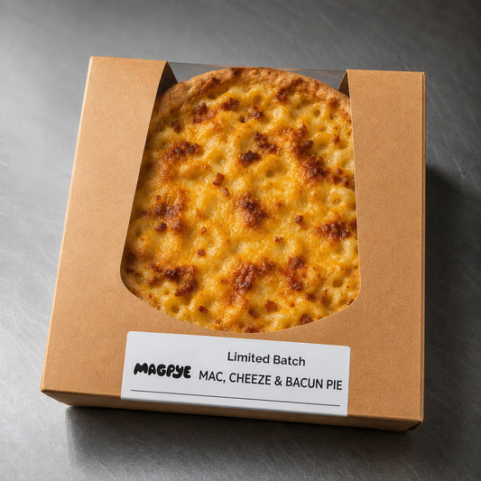 Mac, Cheeze & Bacun Pie