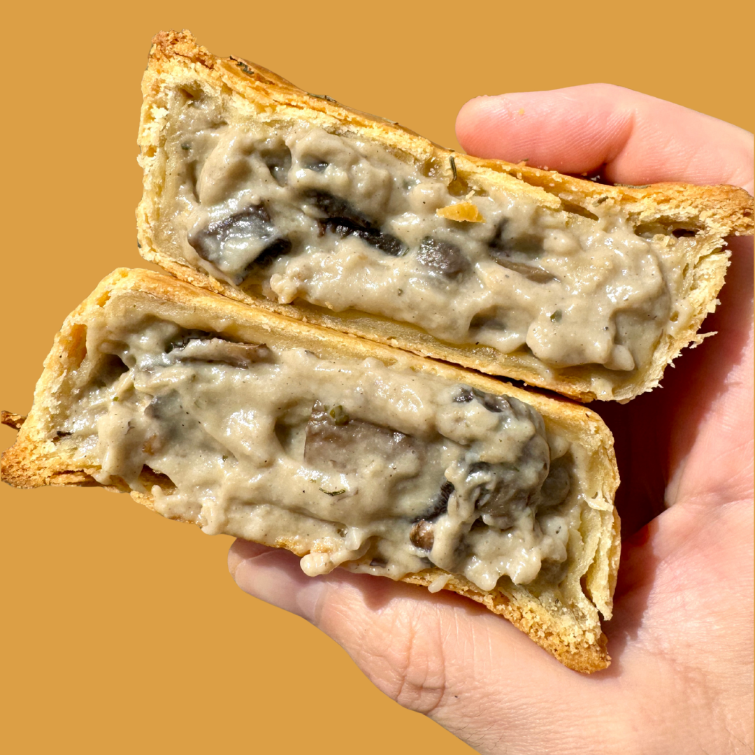 Plant Powered Mushroom & Roasted Garlic Pie