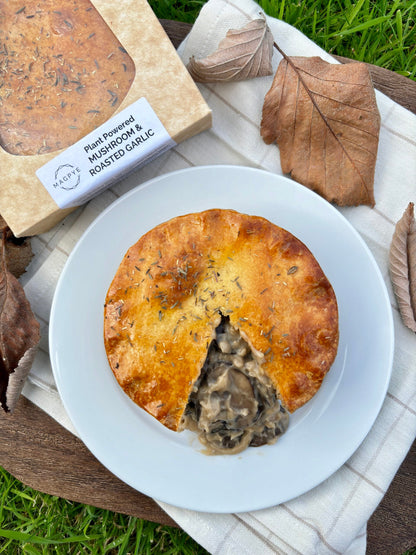 Plant Powered Mushroom & Roasted Garlic Pie image 1