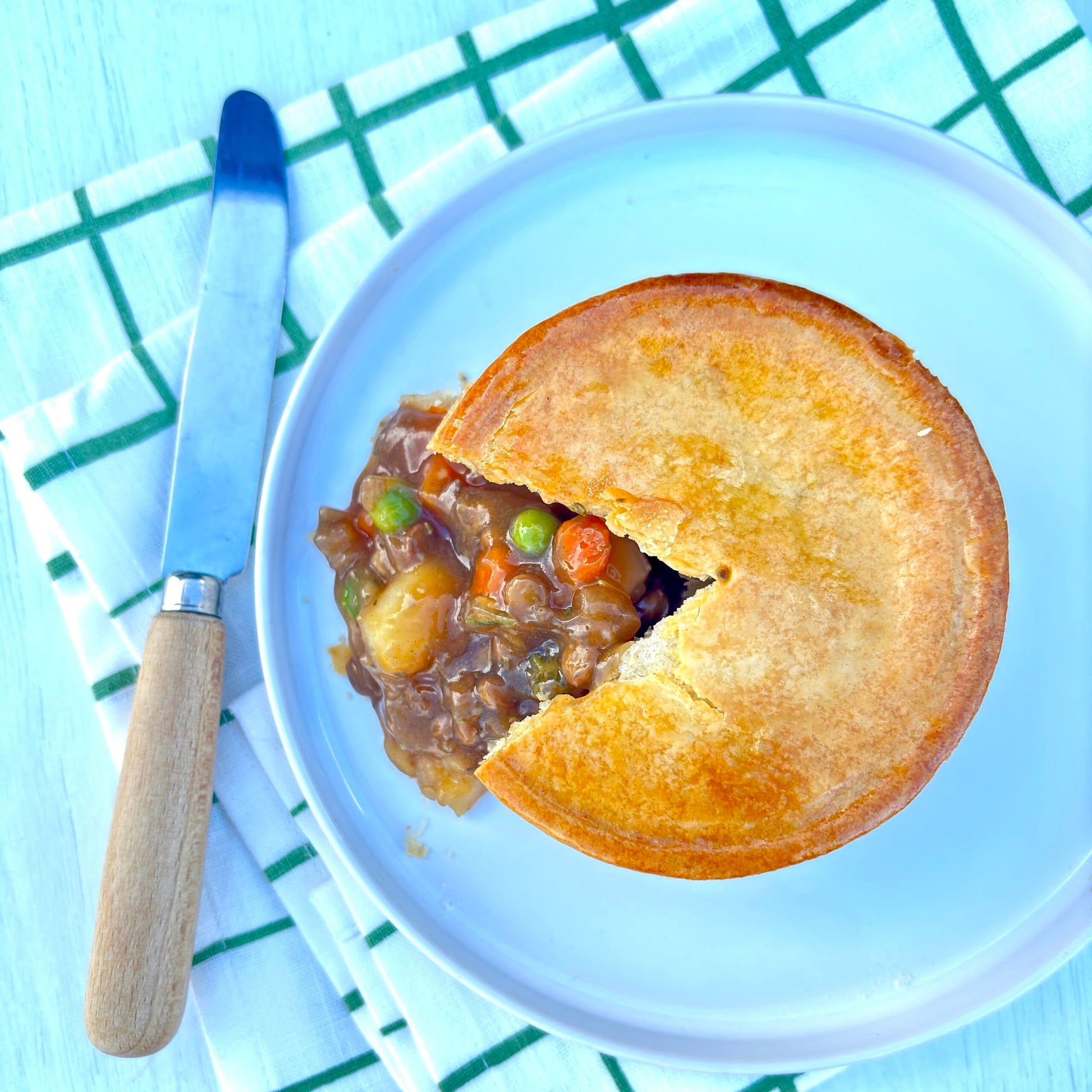 Plant Powered Lentil &amp; Veg Hotpot Pie image 1