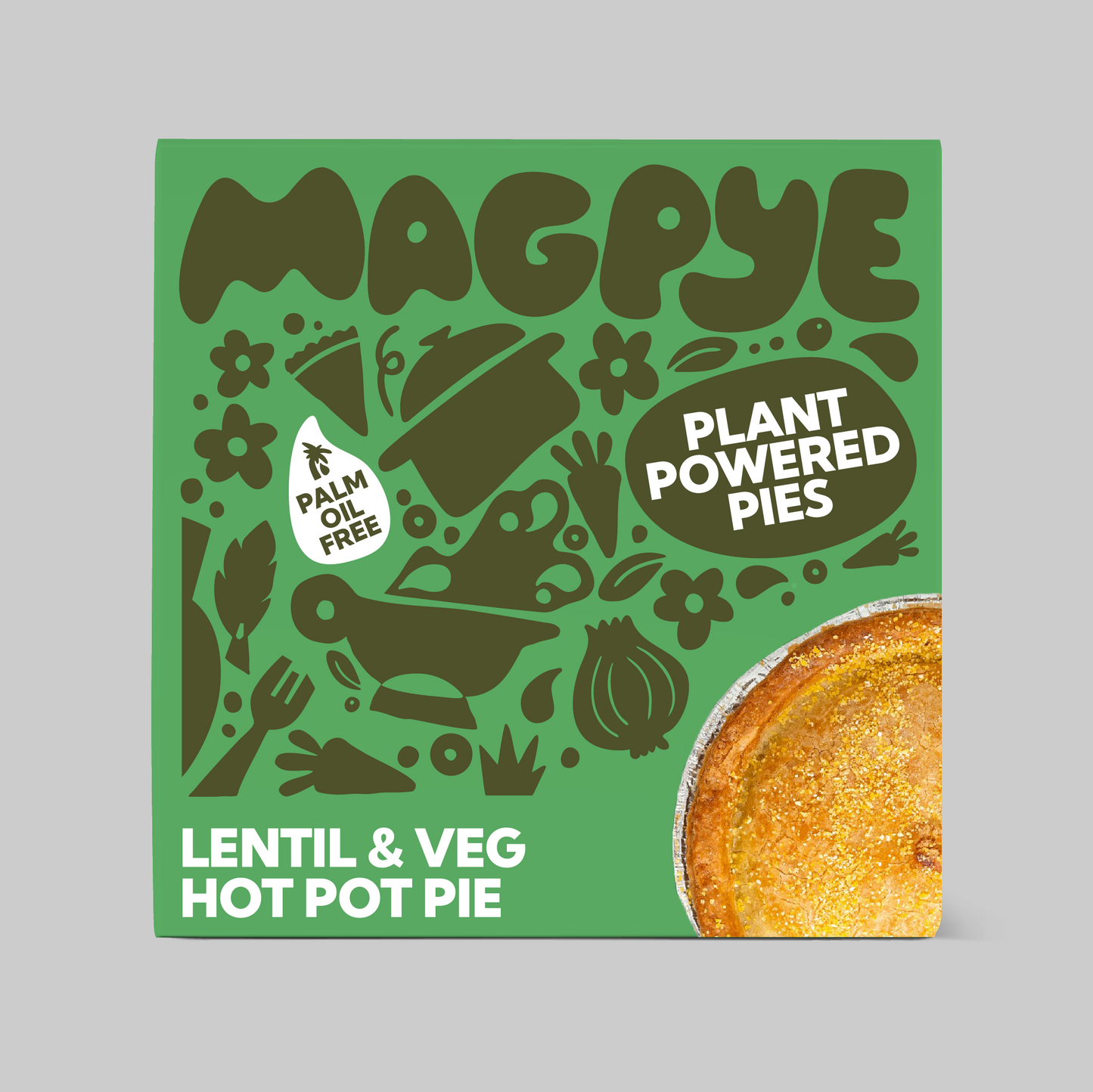 Plant Powered Lentil & Veg Hotpot Pie
