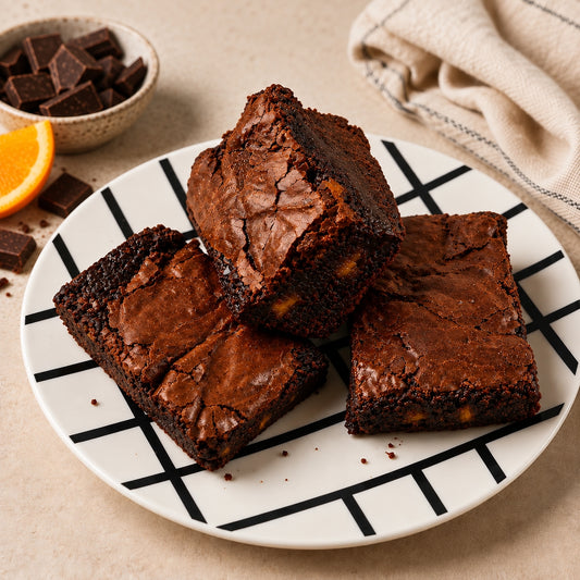 Homemade Chocolate Orange Mini-Brownies