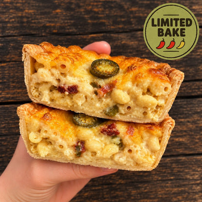Jalapeno Mac, Cheeze & Bacun Pie