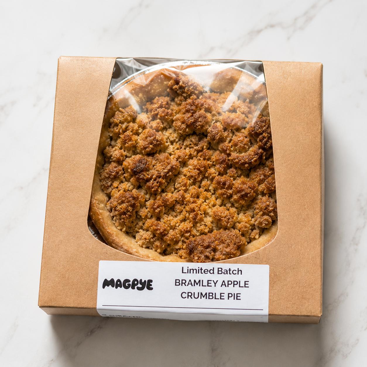 Bramley Apple Crumble Pie