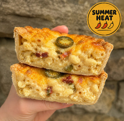 Jalapeno Mac, Cheeze & Bacun Pie