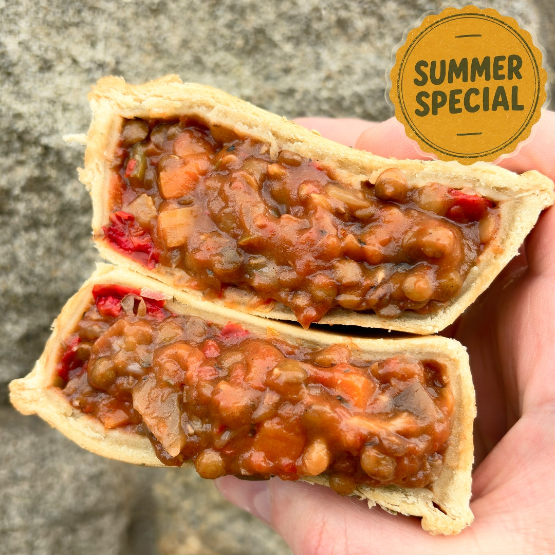 Caponata & Puy Lentil Pie
