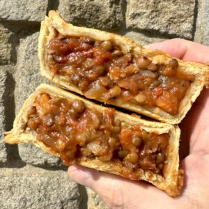 Plant Powered Roast Med Veg & Lentil Pie
